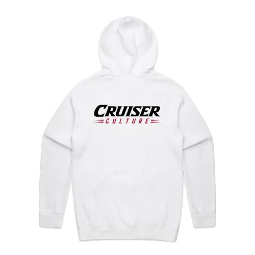 CC logo Hoodie White