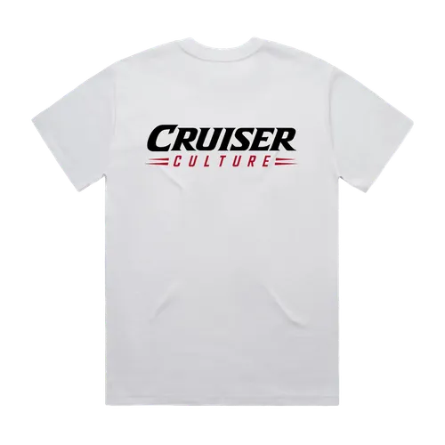 CC logo Tee White