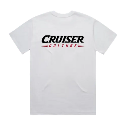 CC logo Tee White