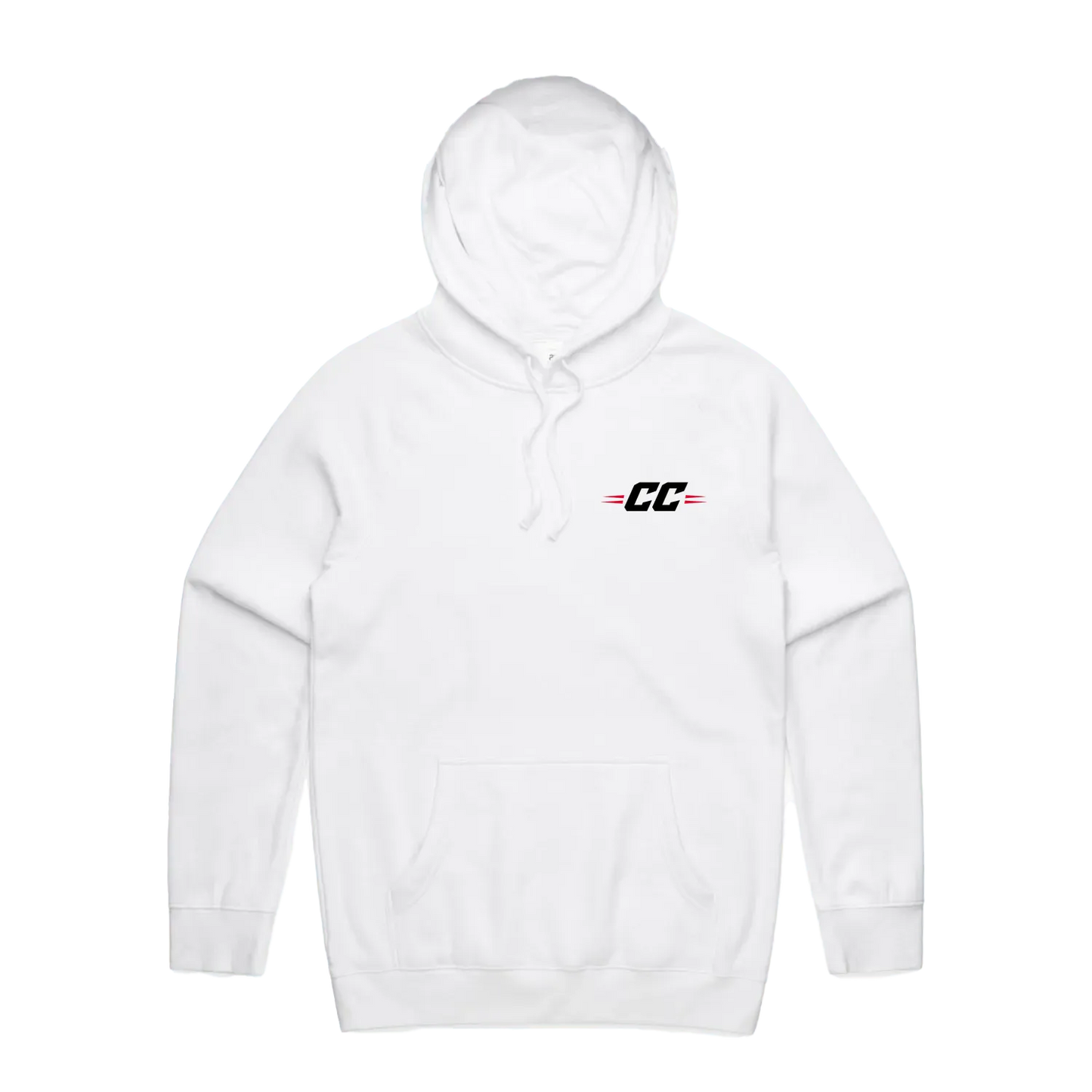 White front flat lay