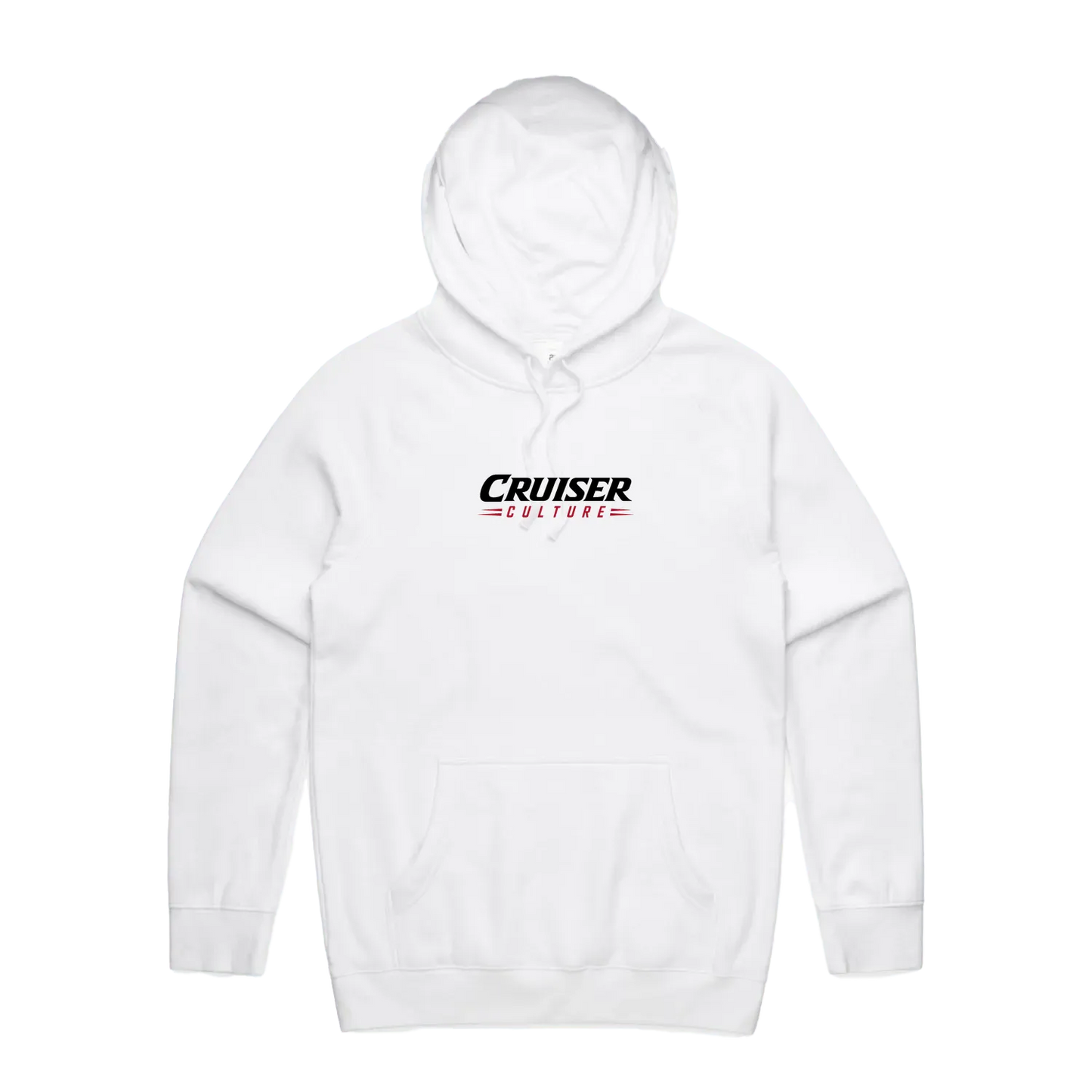 White front flat lay