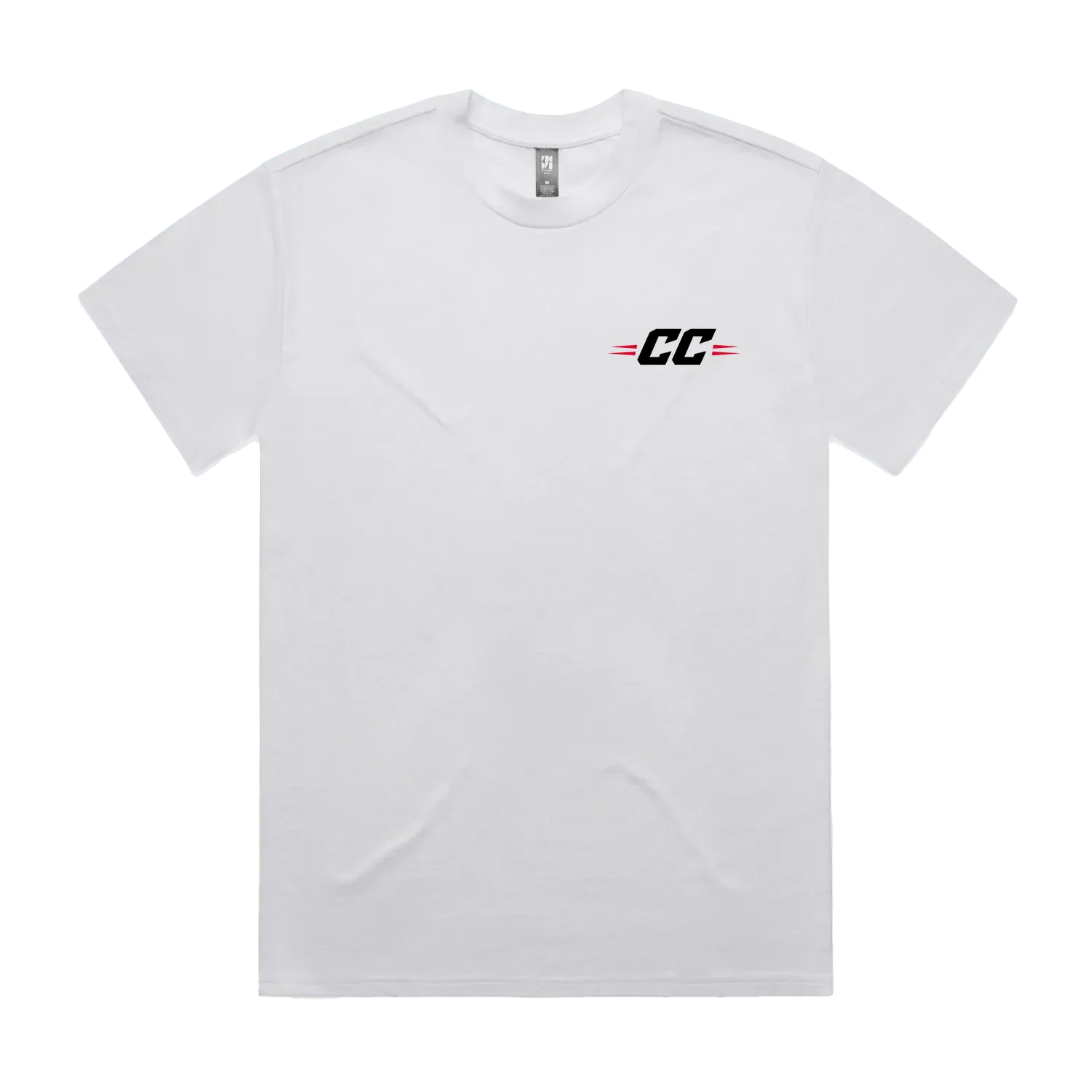 White front flat lay