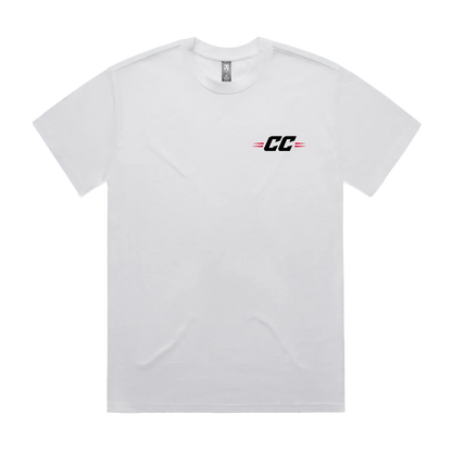 White front flat lay
